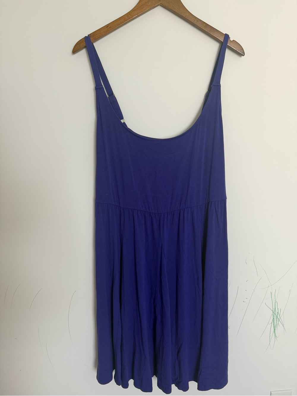 Ava & Viv Royal Purple Scoop Slip Dress